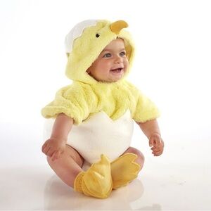 Pottery Barn Kids Baby Egg Chick Halloween Costume 0/6 months